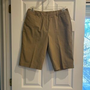 Talbots Women's Khaki Bermuda Shorts